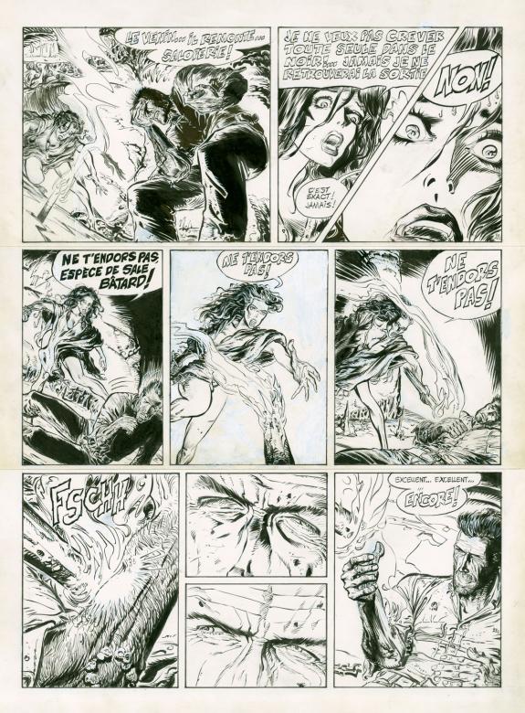 Fabrice Lamy - Colt Walker, Gila, Planche originale n°22