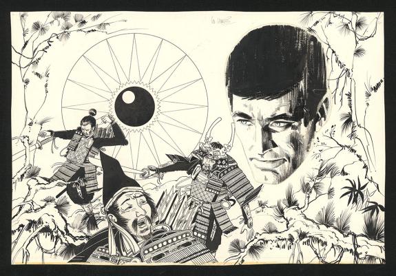 William Vance - Bob Morane, Illustration originale pour l'an