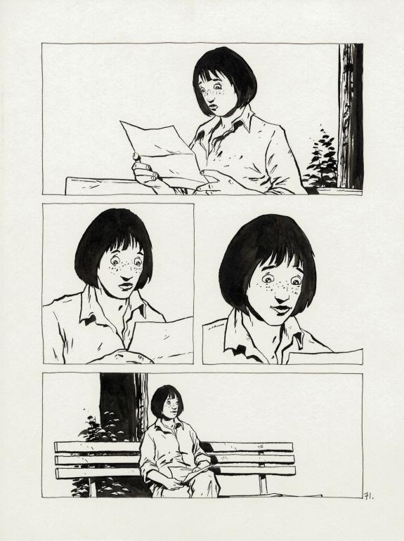 Christophe Chabouté - un peu de bois et d'acier, Planche ori