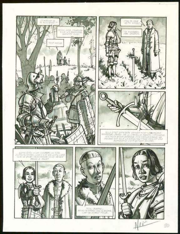 Ignacio Noé - Jeanne D'Arc, Planche originale n°20