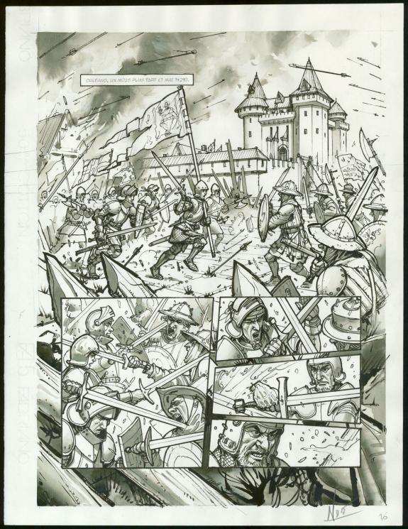 Ignacio Noé - Jeanne D'Arc, Planche originale n°16