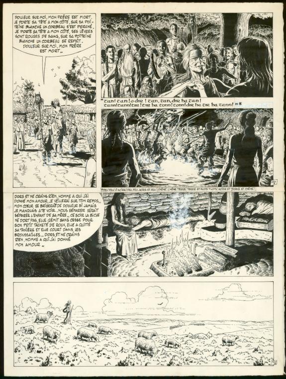 Claude Auclair - Bran Ruz, Planche originale n°120