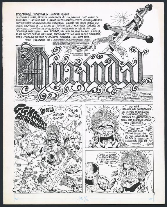 Marcel Gotlib - Rhâ-Gnagna, Tome 1, Planche originale n°01 d