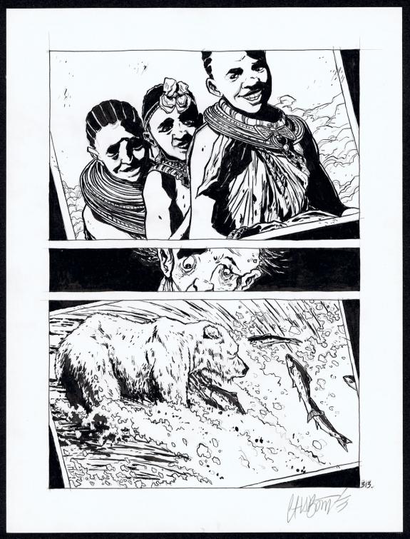 Christophe Chabouté - Tout seul, Planche originale n°313