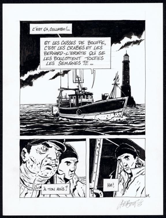 Christophe Chabouté - Tout seul, Planche originale N°49