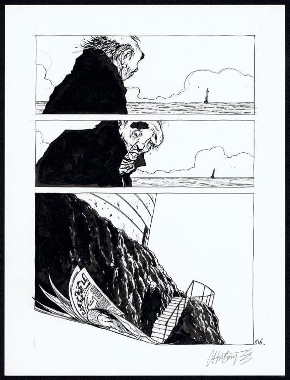 Christophe Chabouté - Tout seul, Planche originale N°216