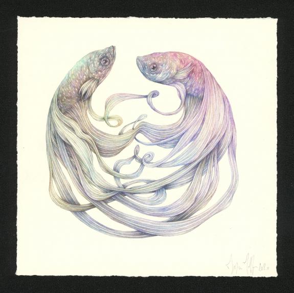 Marco Mazzoni - Journaux troublés, Illustration originale