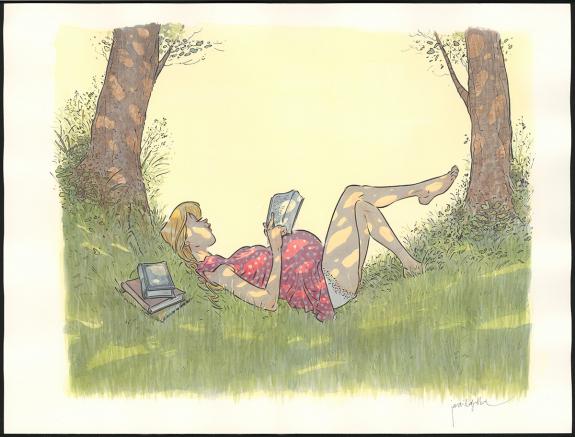 Jordi Lafebre - Les Beaux étés, Mam'zelle Estérel, Illustrat