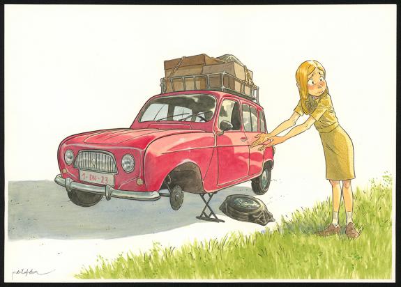 Jordi Lafebre - Les Beaux étés, Cap au Sud !, Illustration o