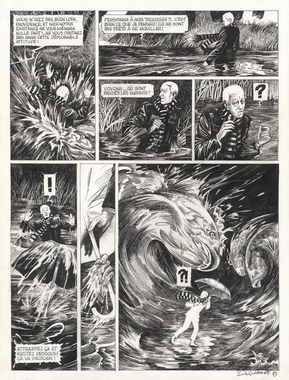 Daria Schmitt - Le Bestiaire du crépuscule, Planche original