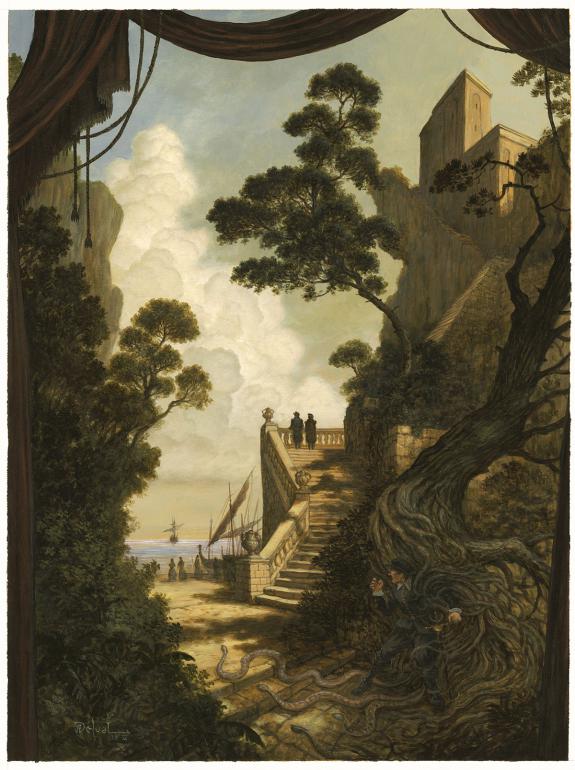 Julien Delval - Othello, Acte II, Scène 1, Illustration orig