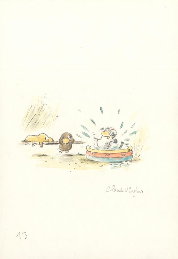 Claude K. Dubois - Pfff..., Illustration originale 13. Sélec