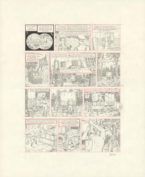 Antoine Aubin - Blake et Mortimer, Huit heures à Berlin, Cra
