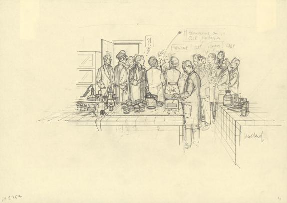 André Juillard - Blake et Mortimer, Crayonné original
