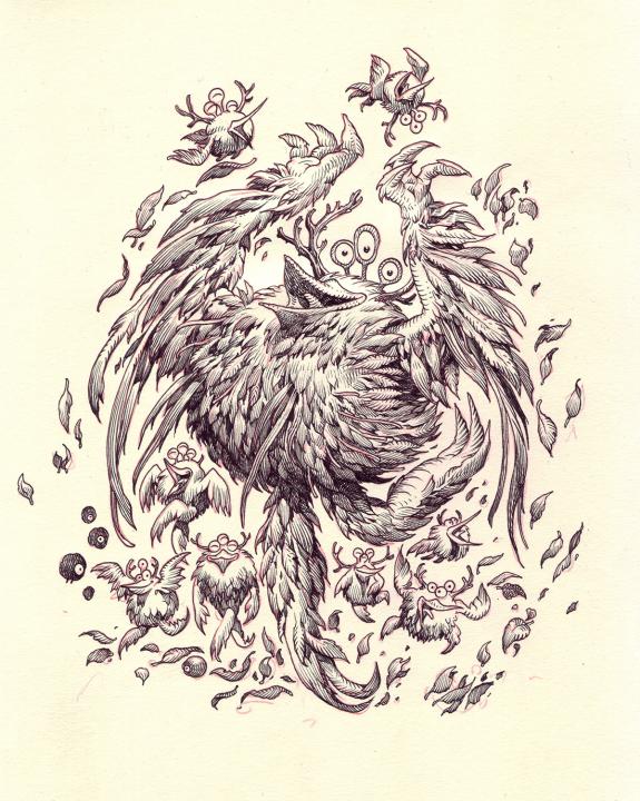 Stan Manoukian - Bêtes à faire peur, Illustration originale 