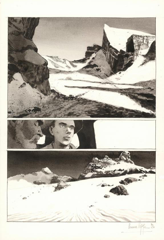 Emmanuel Lepage - Au pied des étoiles, Planche originale n°3