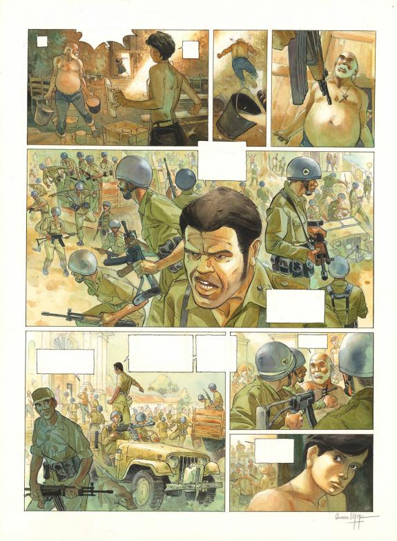 Emmanuel Lepage - Muchacho, Tome 2, Planche originale n°42