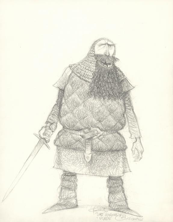 Carter Goodrich - Casting Call, Illustration originale, Lars