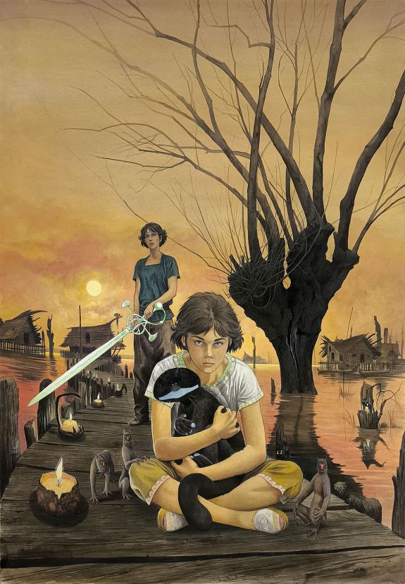 Laura Zuccheri - Les Épées de Verre, Ilango, Couverture orig