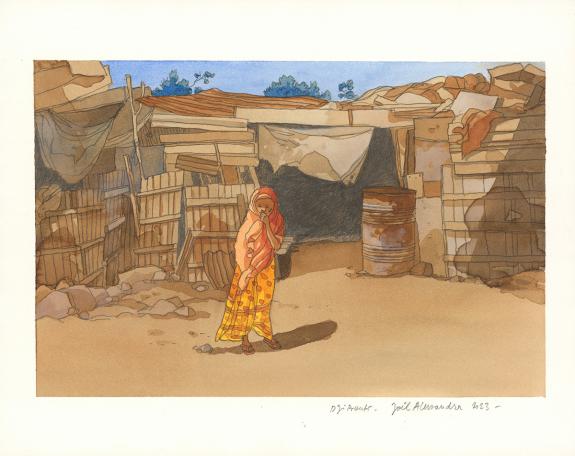 Joel Alessandra - Je est un autre, Illustration originale : 