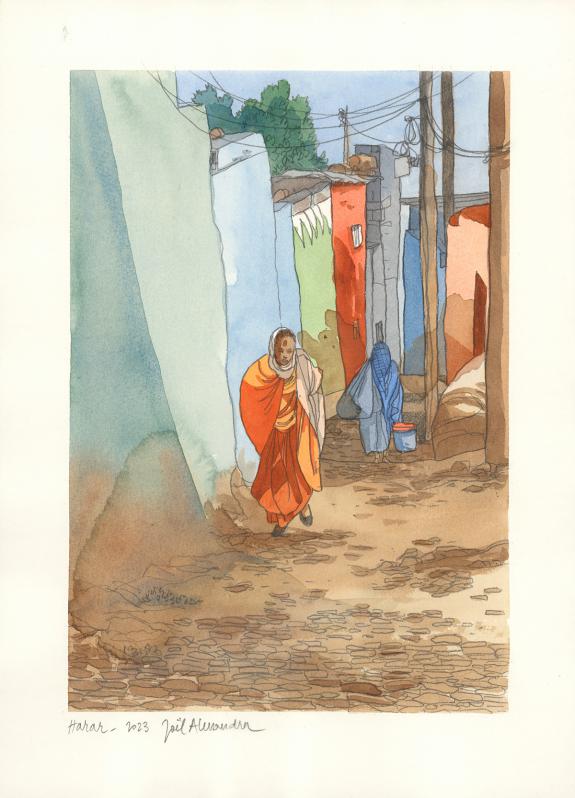 Joel Alessandra - Je est un autre, Illustration originale : 