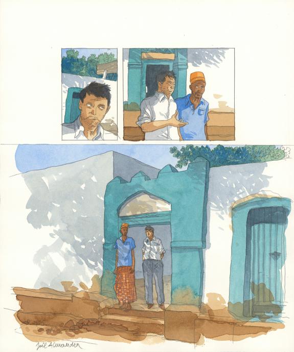 Joel Alessandra - Je est un autre, Illustration originale