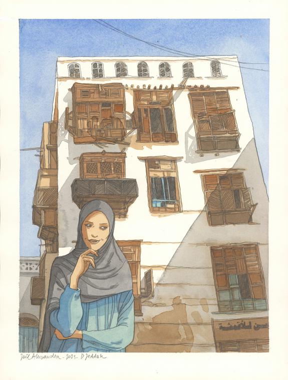 Joel Alessandra - Je est un autre, Illustration originale : 