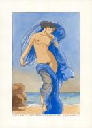 Joel Alessandra - Illustration originale : Après le Bain 2 -