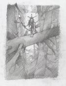 Frédéric Pillot - Le Dernier des Mohicans, Illustration orig