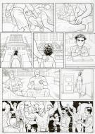 Marcial Toledano - Ken games, Ciseaux, Planche originale n°2