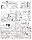 Sergio Salma - Nathalie, Planche originale, gag n°644
