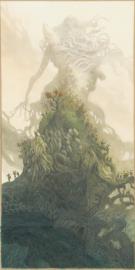 Paul Echegoyen - L'éveil de Basajaun, illustration originale