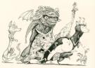 Lionel Richerand - Dans la forêt, Illustration originale, la
