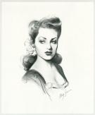 Maly Siri - Pin-up Art, Illustration originale intitulée "Li