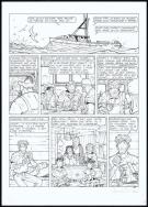 René Sterne - Adler, L'ile perdue, Planche originale N°19