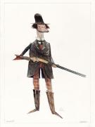 Carter Goodrich - WESTERN!, Regulator #4, illustration origi