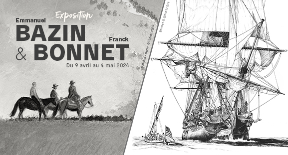 Exposition Bazin et Bonnet du 9 avril au 4 mai  la galerie Daniel Maghen